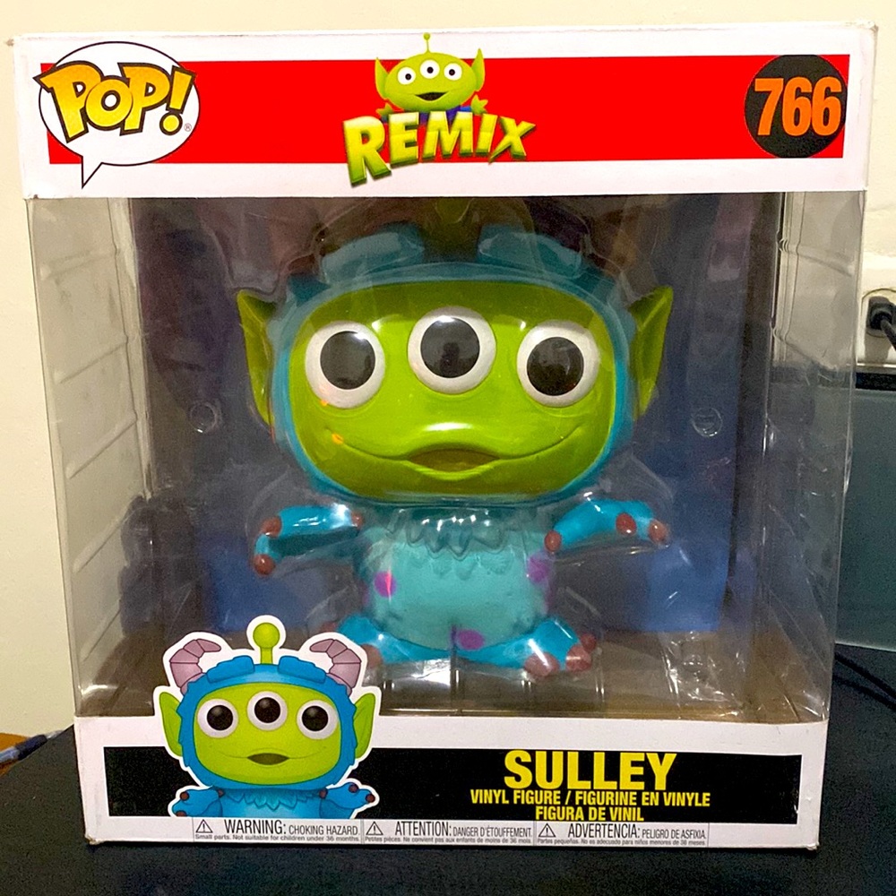 Jumbo Funko Pop ! Remix Sulley #766 NEW 10” in size Pixar collection